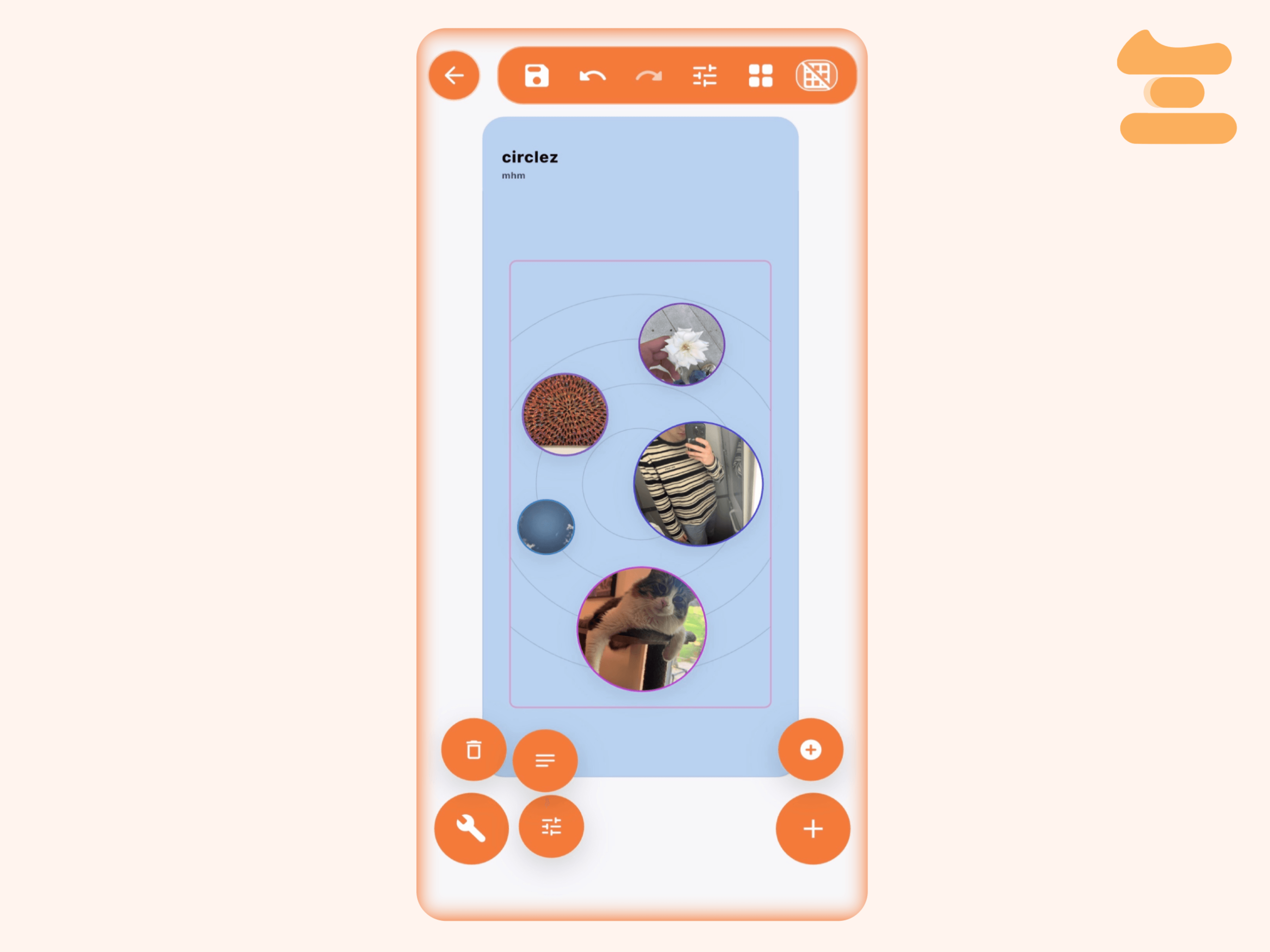 MiniPa concentric editor